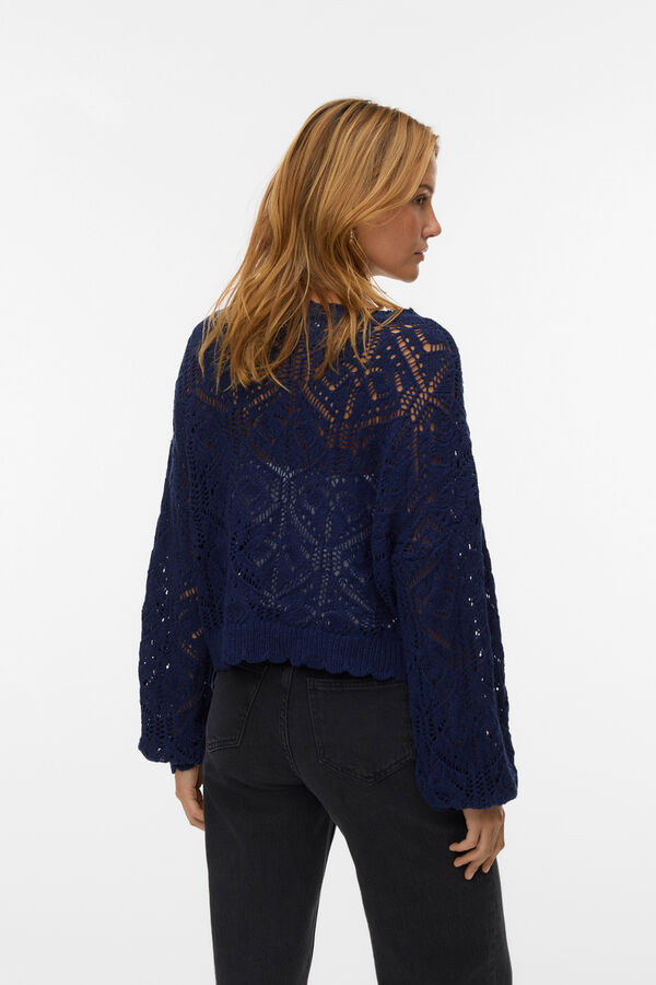 Vero Moda Camisola de malha fina Azul