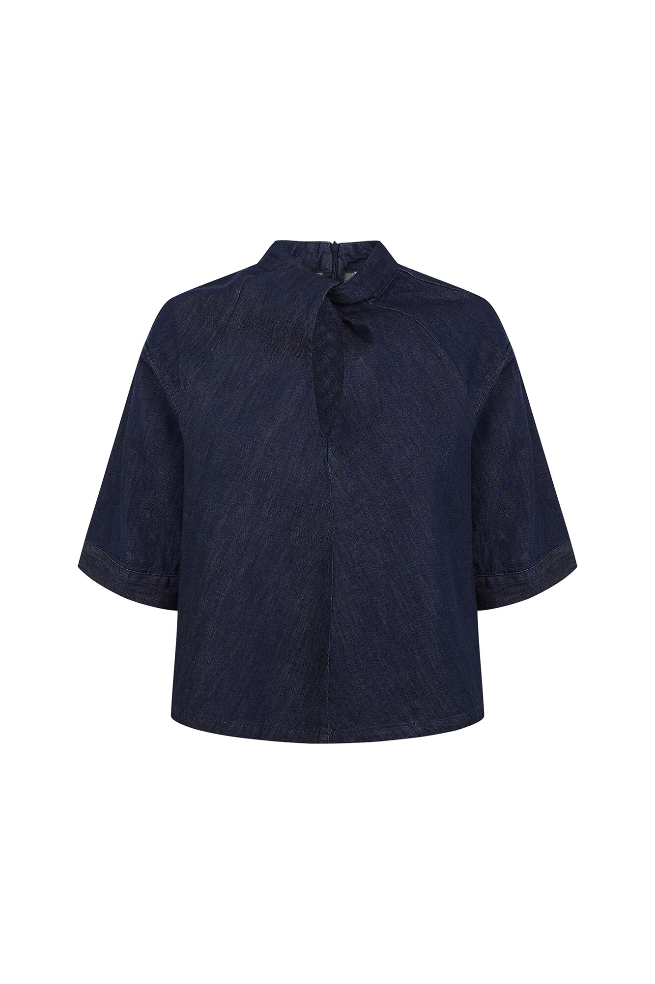 Cortefiel Denim knot top