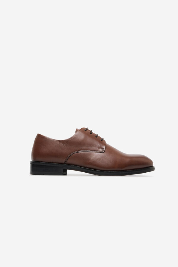 Cortefiel Lace-up dress shoe Dark brown