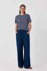 Cortefiel Chambray pyjama trousers Blue