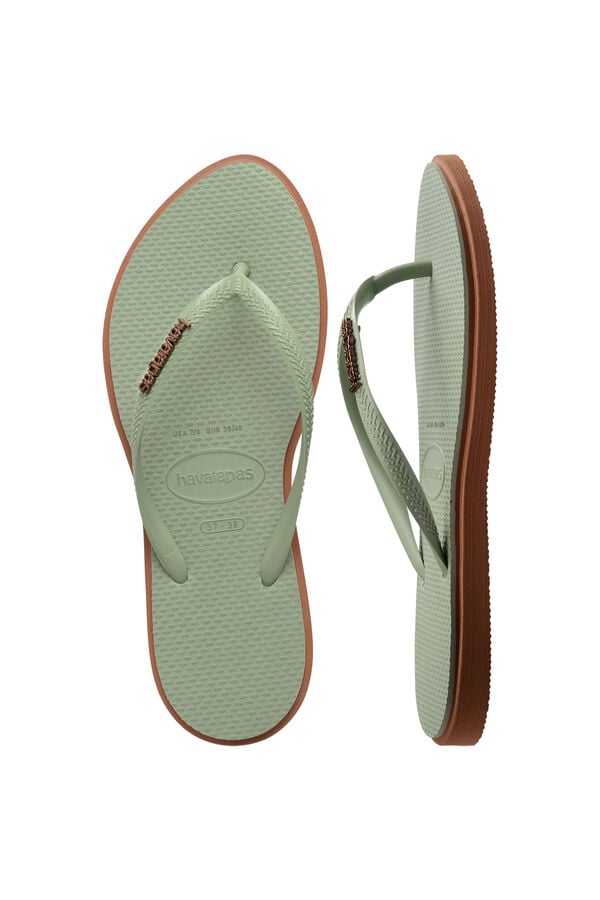 Havaianas Sand&aacute;lia Slim Point Verde