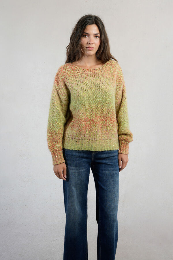 Molly Bracken Camisola tie dye de manga comprida Multicolorido