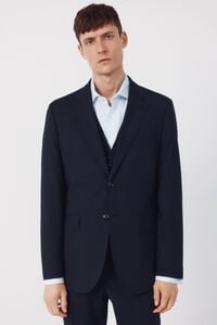 Cortefiel Blue structured dynamic blazer