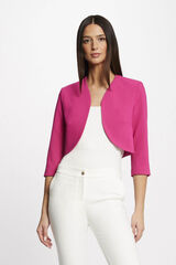 Morgan Straight jacket with 3/4 sleeves Fuchsia