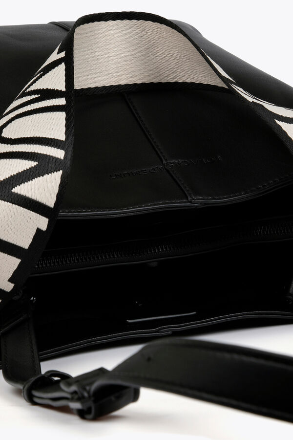 Lola Casademunt Bolsa de compras com alças com logotipo Preto