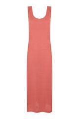 Cortefiel Strappy jersey-knit dress Pink