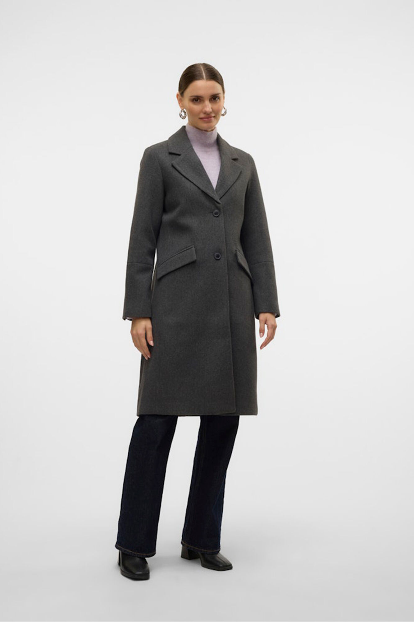 Vero Moda Medidas do sobretudo tecido