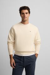 Silbon Sweatshirt de raquete &eacute;tnica Ecru