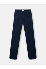 Silbon Cal&ccedil;a chino desportiva com pregas Azul