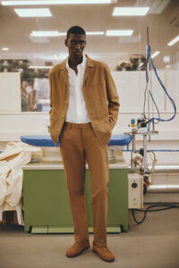 Cortefiel Matching linen blend trousers