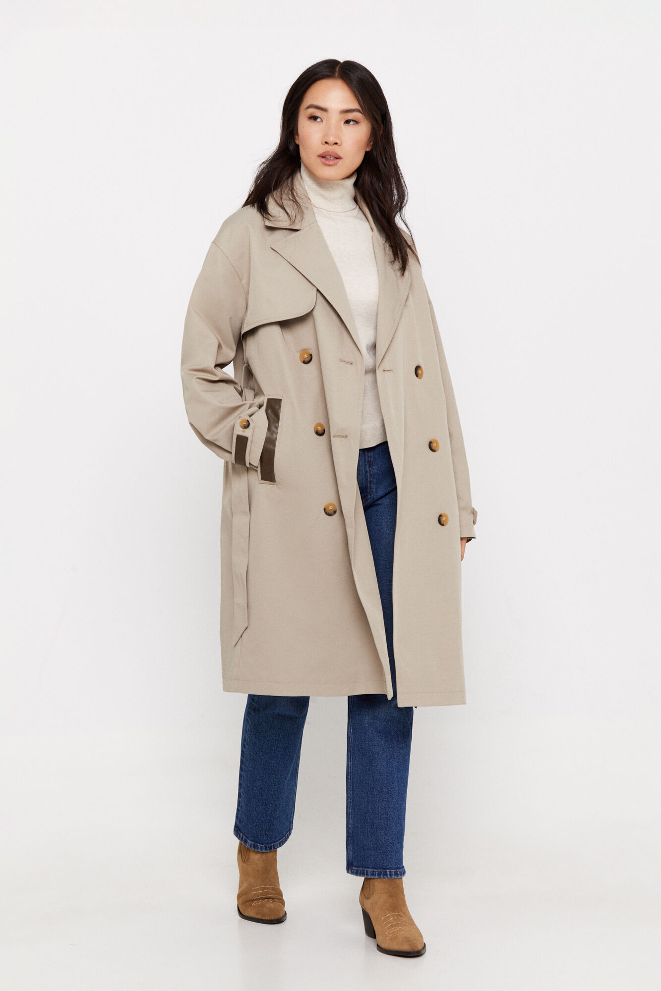 Cortefiel trench clearance coat