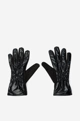 Cortefiel Nylon glove Black