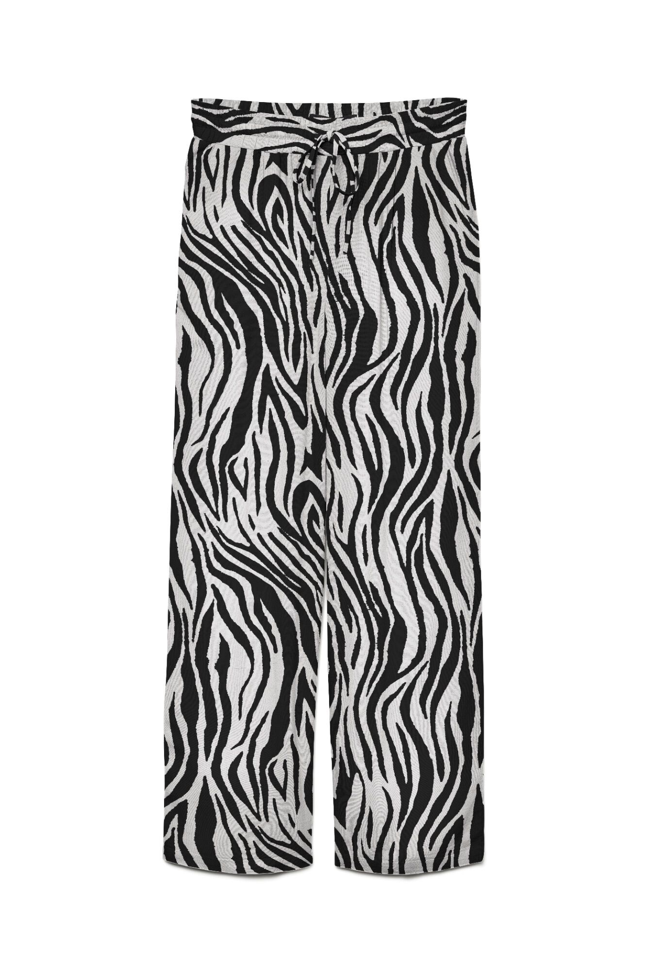 Vero Moda Cal&ccedil;a com cintura el&aacute;stica de linho