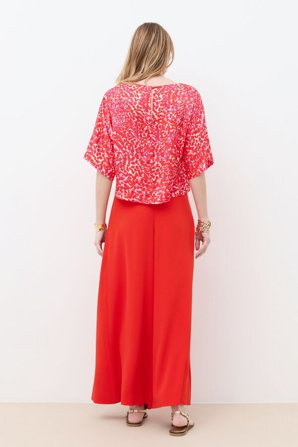 Caroll Camisa curta Cscarf Multicolorido