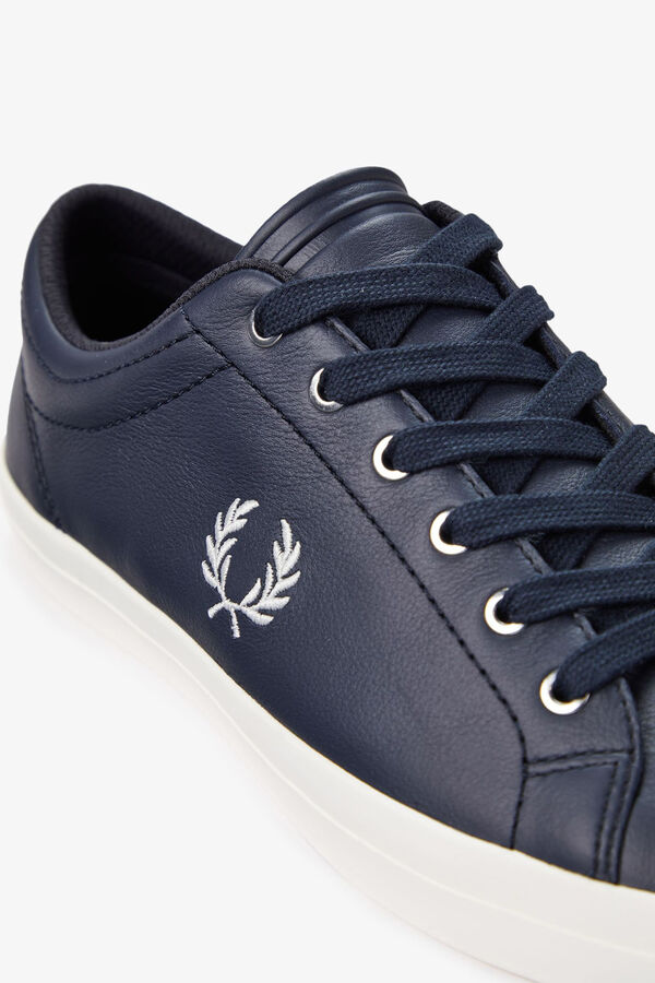 Fred Perry Sapatilhas Baseline pele Azul