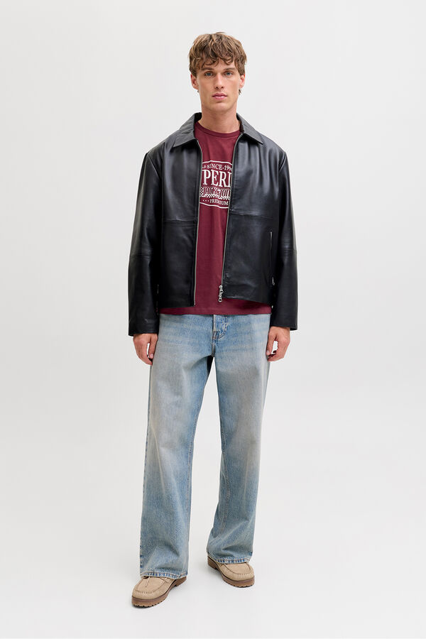 Jack & Jones T-shirt estampada à frente Vermelho