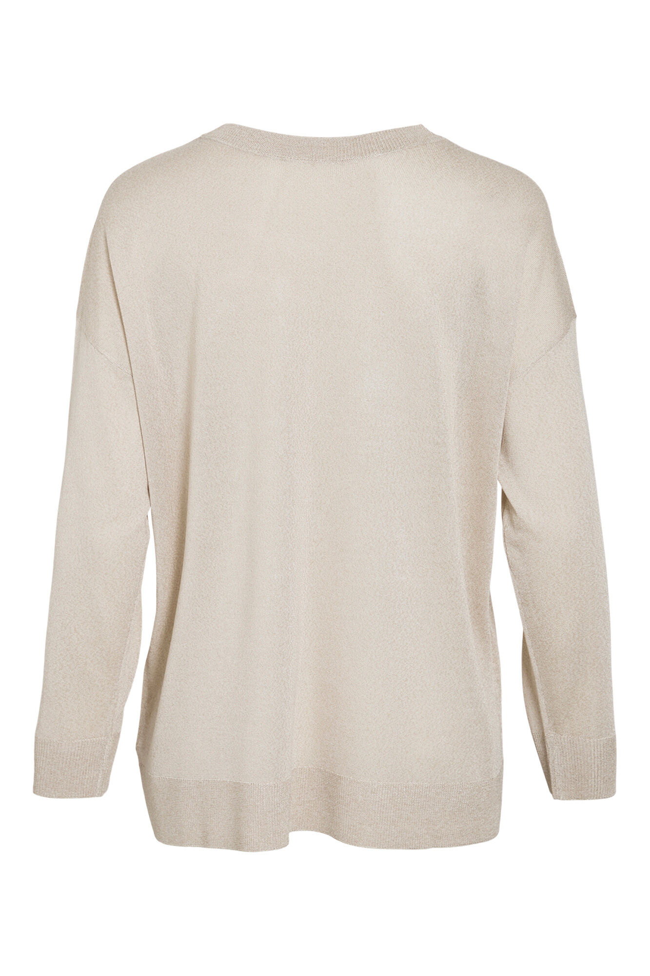 Vila Camisola fina de malha com decote em V