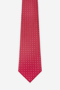 Cortefiel Natural silk tie Red