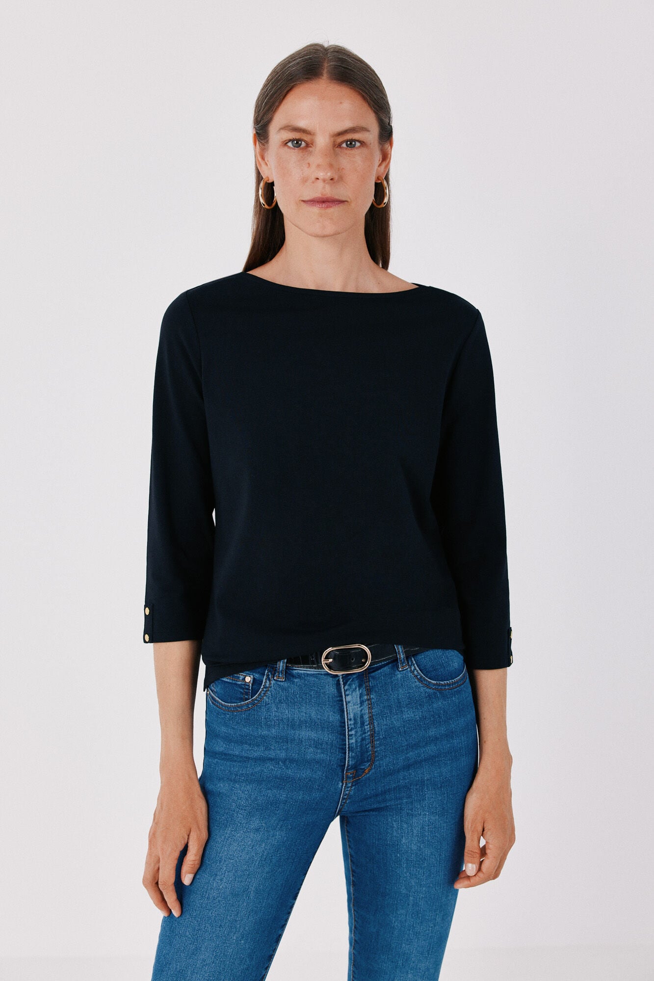 Cortefiel Boat neck T-shirt