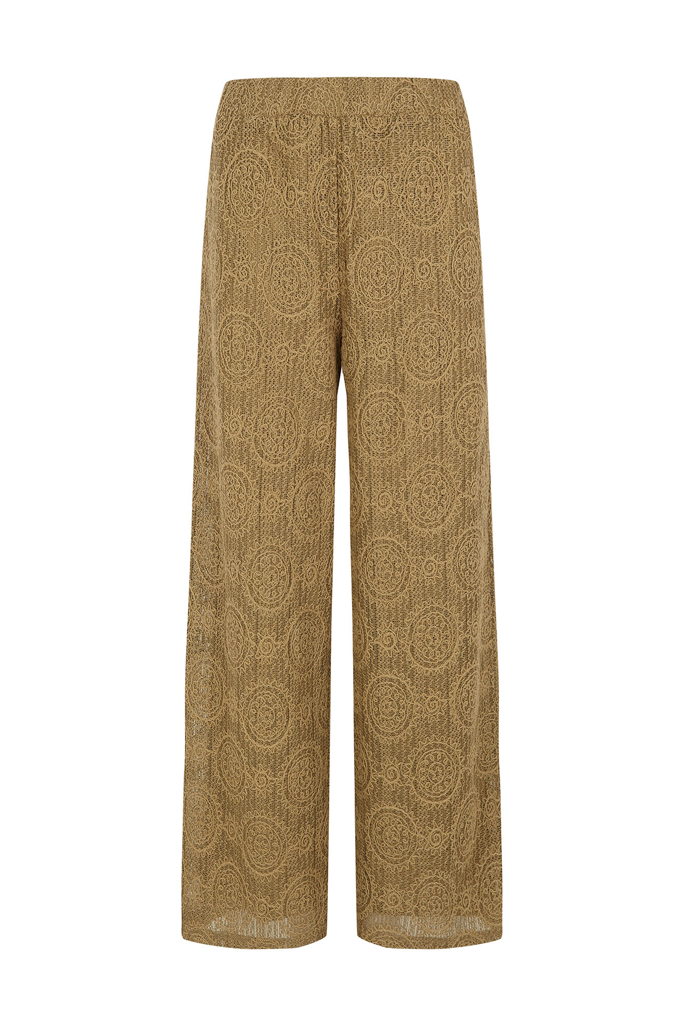 Cortefiel Crochet jersey-knit pants