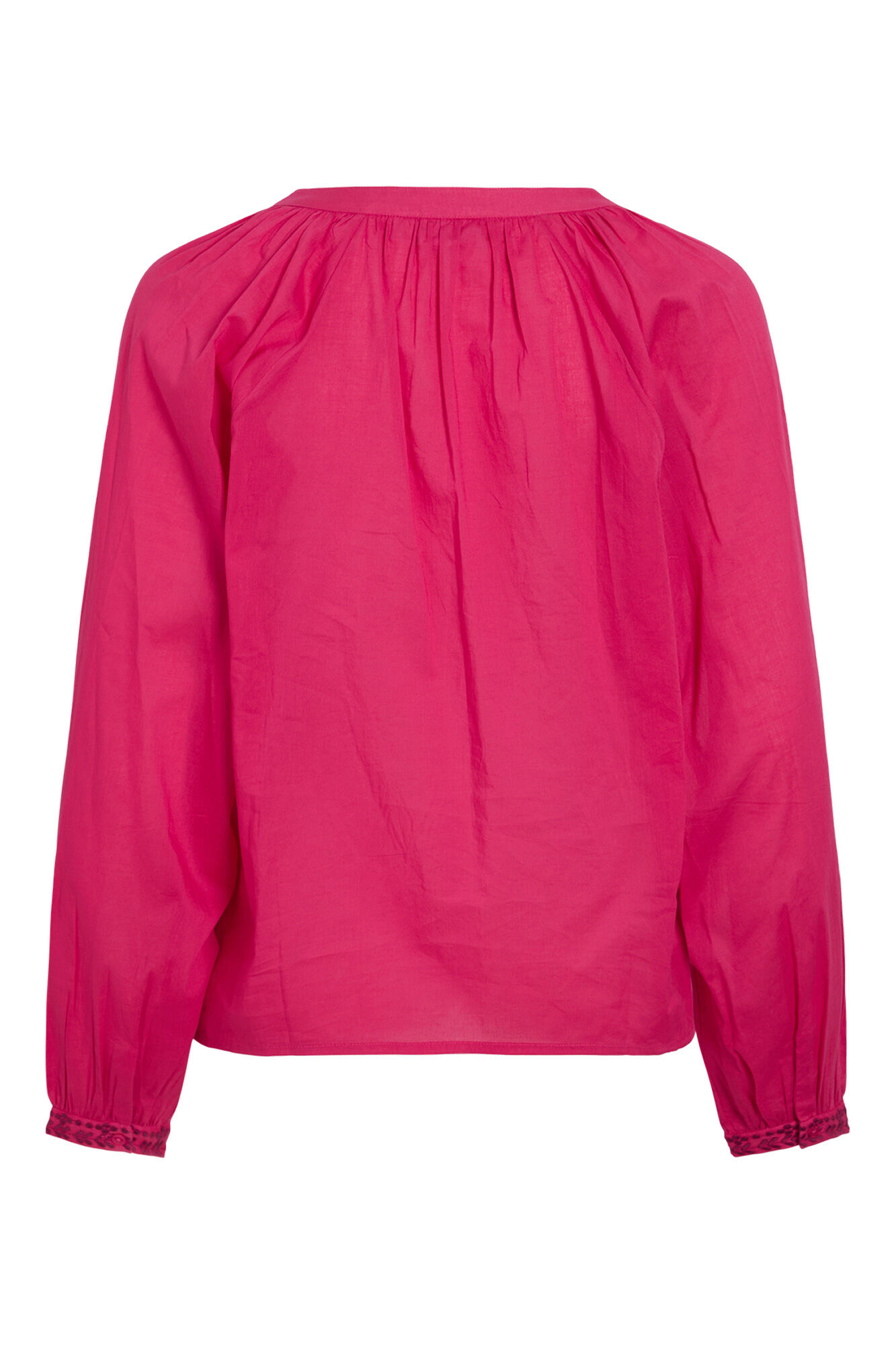 Vila Blusa con bordados de algod&oacute;n org&aacute;nico