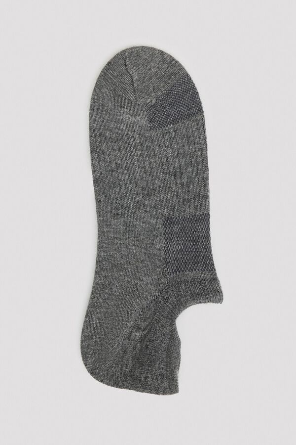 Cortefiel Ankle sock with COOLMAX&reg; Grey