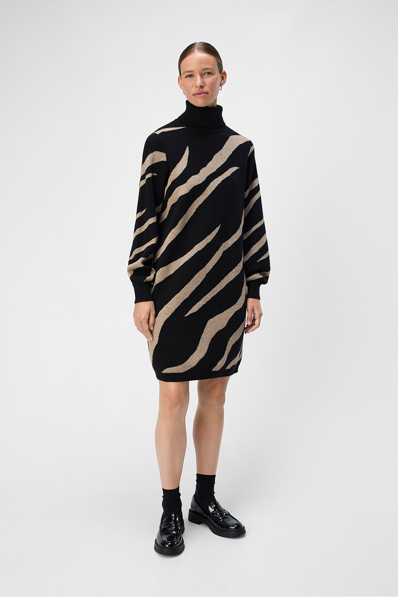 Object Vestido de malha estampado