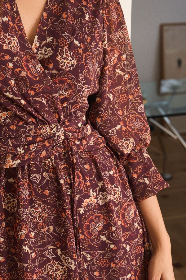 Pol&iacute;n Et Moi Jamila short dress Brown