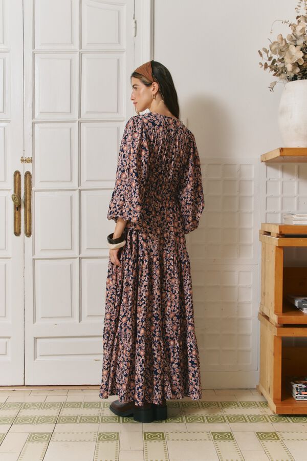 Jaase Vestido maxi Teresa Multicolorido