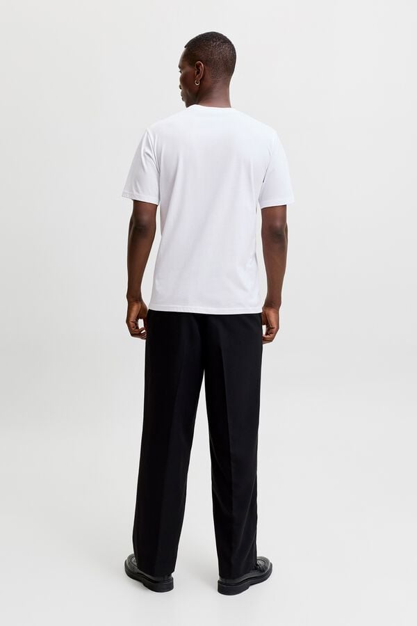 Jack & Jones T-shirt logo regular fit Branco