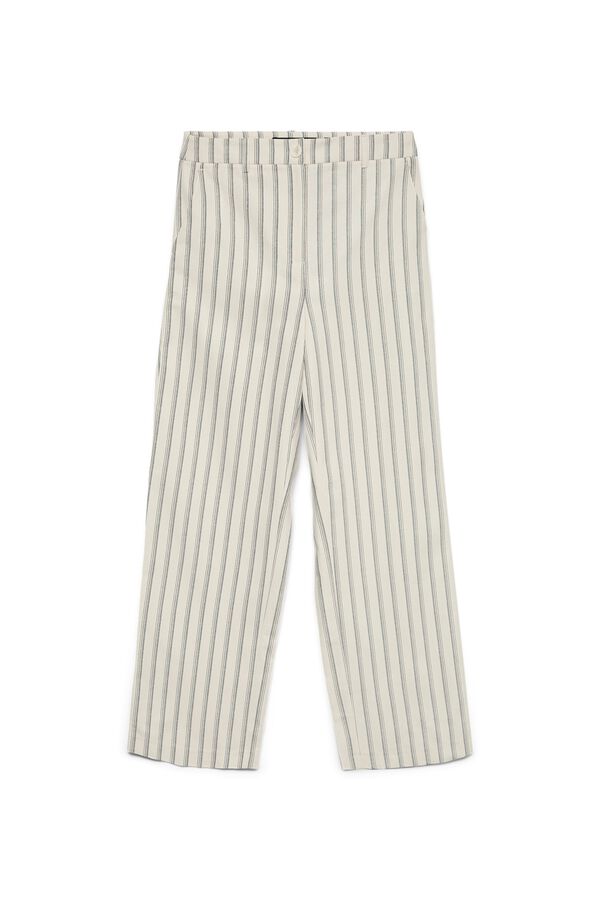 Vero Moda Pantal&oacute;n largo estampado Blanco