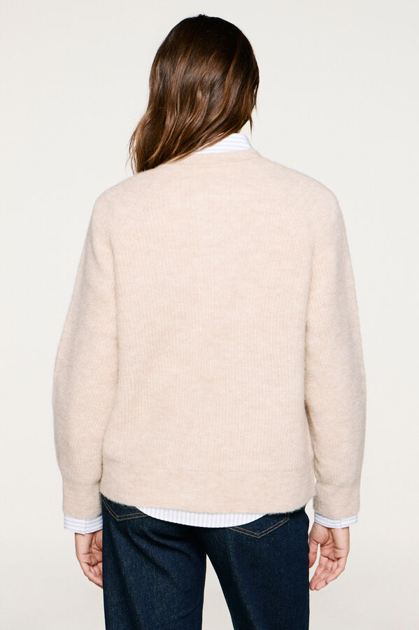 Selected Femme Cárdigan lana y alpaca. Gris