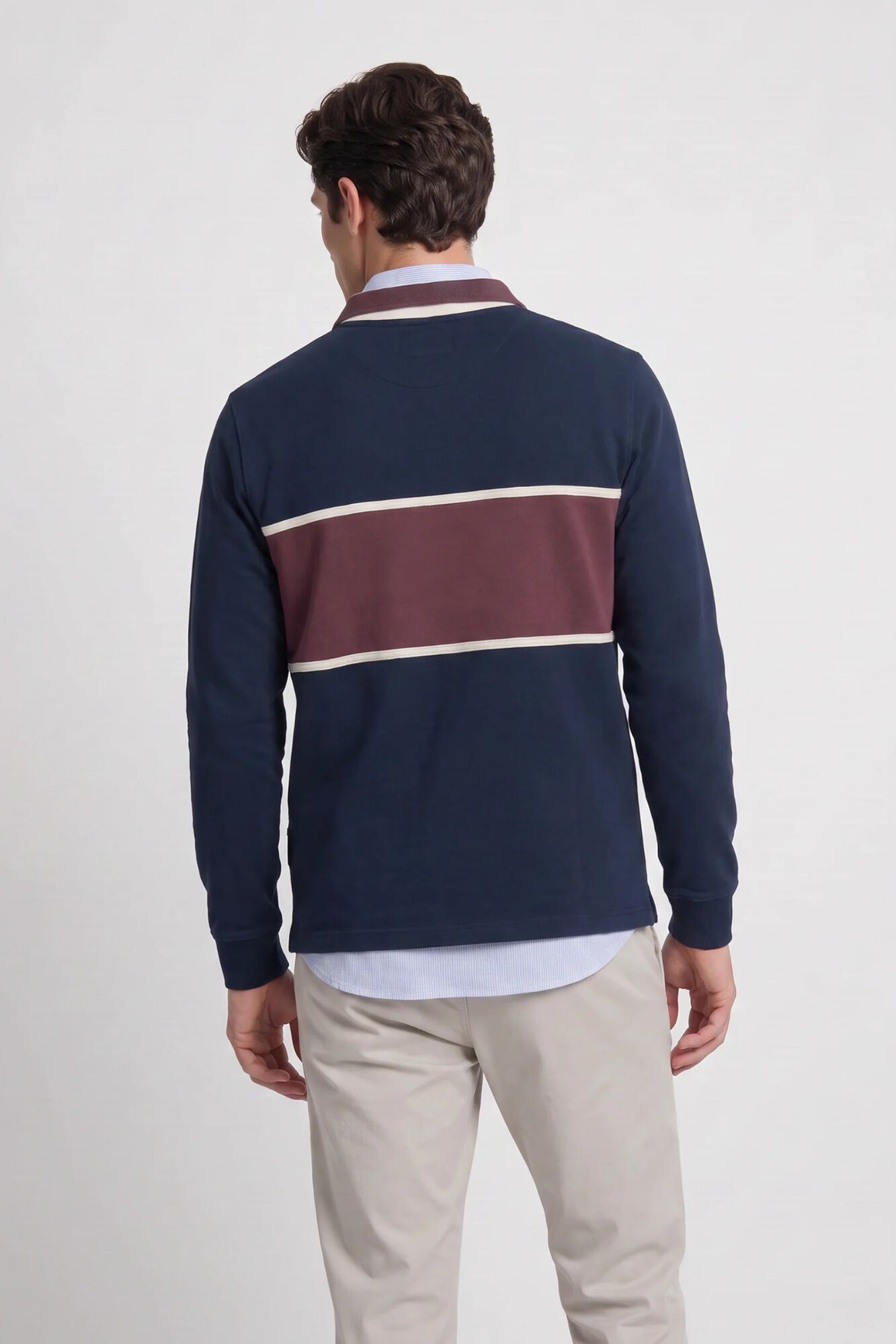 Silbon Relaxed fit polo stories sweatshirt