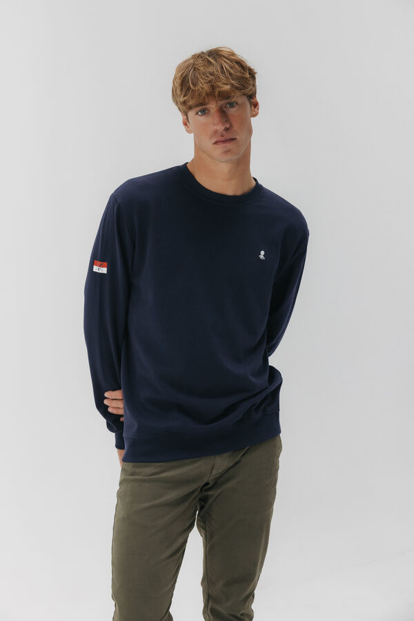 elPulpo Sudadera bordado Heritage Azul marino