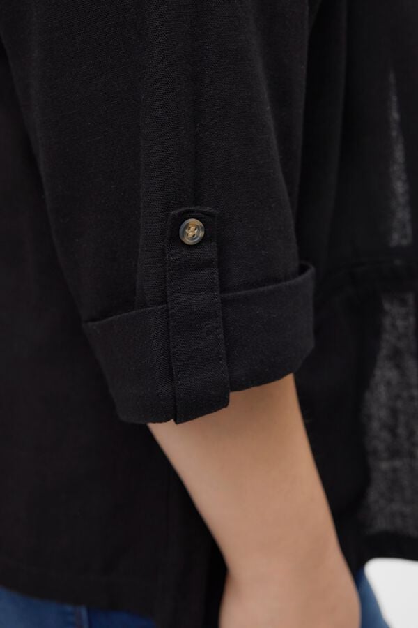 Vero Moda Curve Blazer de mulher aberto com aba tamanho grande Cinzento