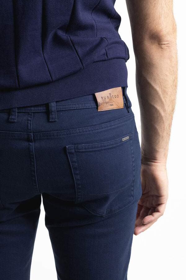 Cortefiel Five-pocket trousers Navy