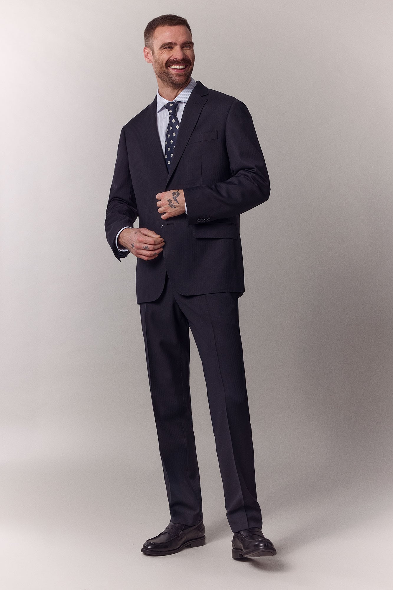 OOTO Blazer de fato espiga