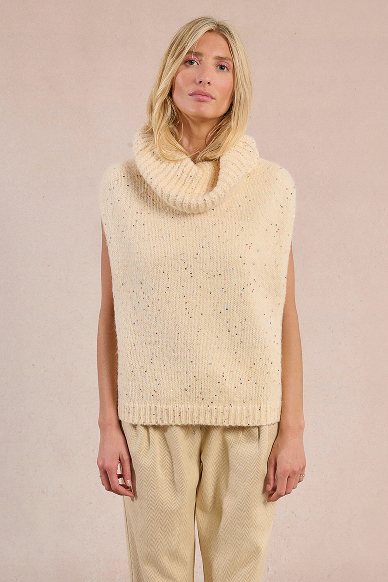 Molly Bracken Camisola manga de corte alto