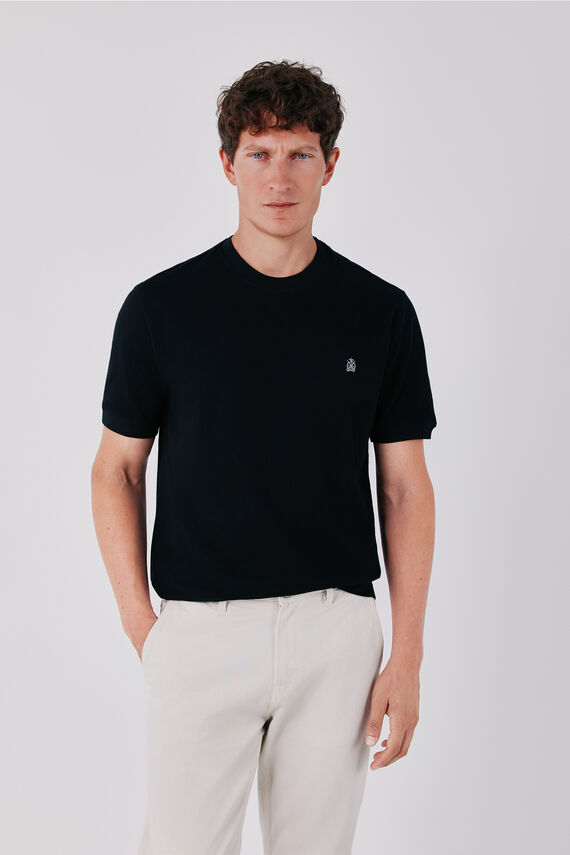 Camiseta básica tejido piqué