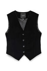 Vero Moda Colete de veludo Preto