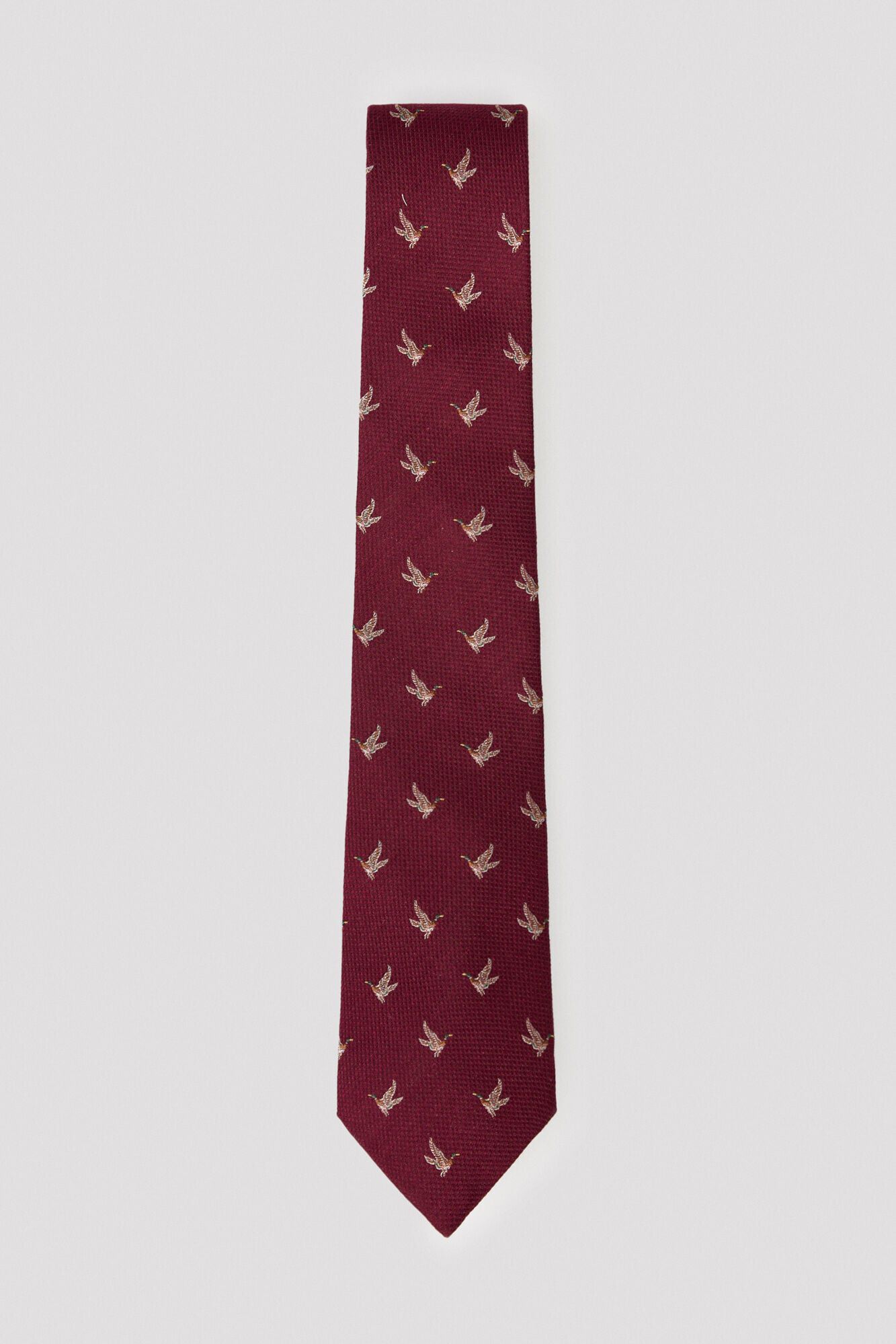 Cortefiel NATURAL silk tie