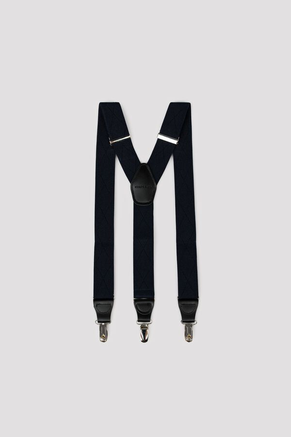 Cortefiel Plain elastic strap Navy