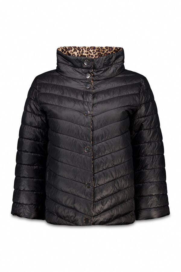 Cortefiel Reversible Thermolite® jacket Black