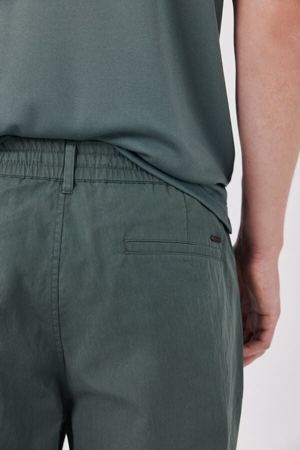 Cortefiel Cal&ccedil;as jogger leves regulares Verde