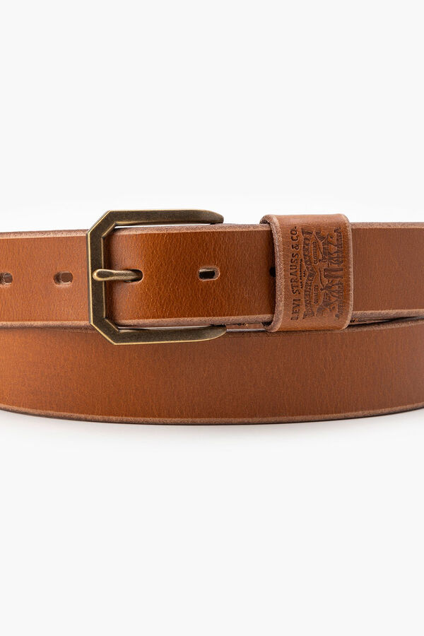 Levi's Cinto de fivela larga Castanho