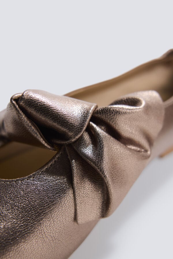 Bryan Stepwise Mika leather ballet flats Brown