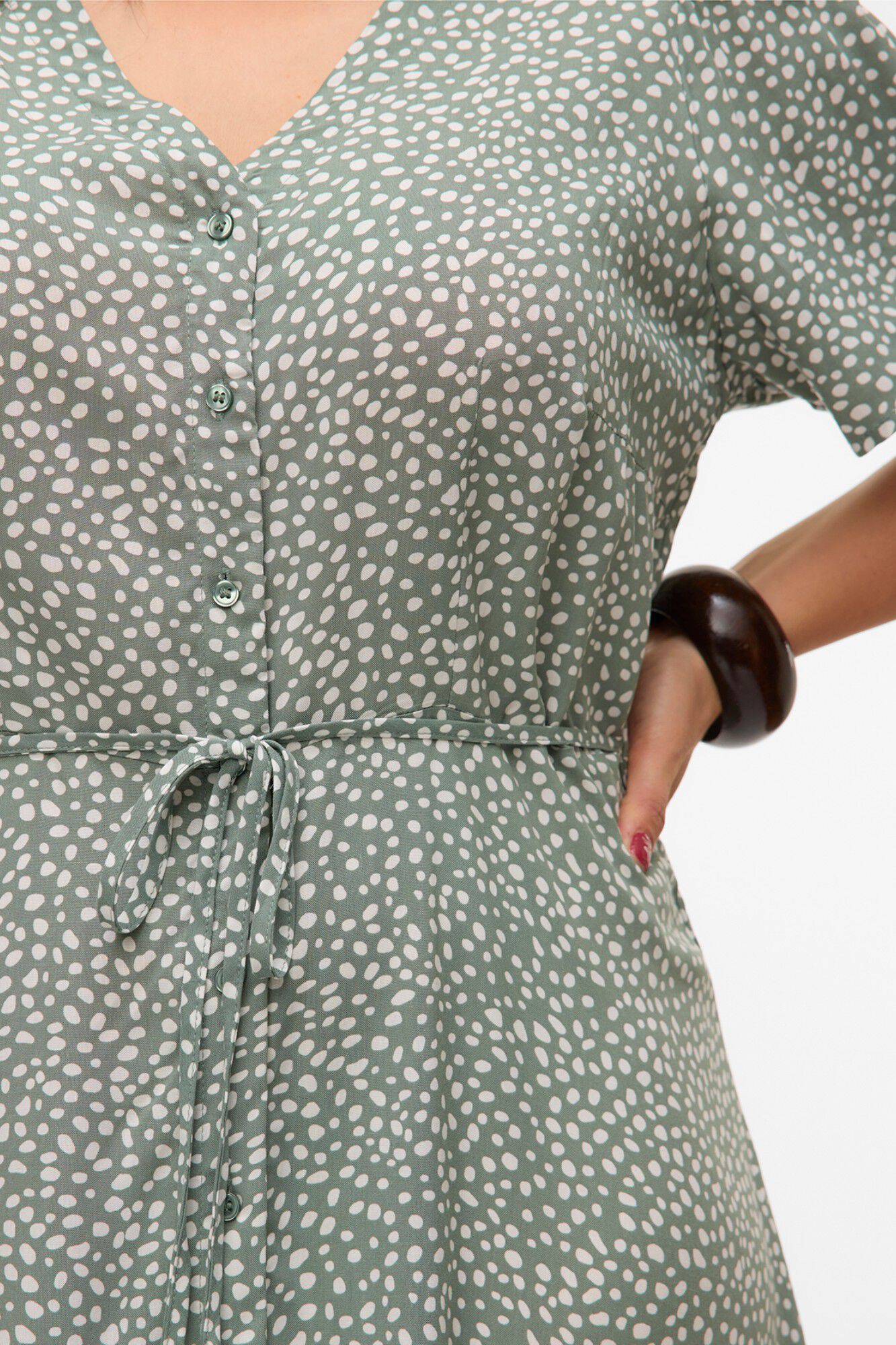 Vero Moda Curve Vestido curto gola em bico