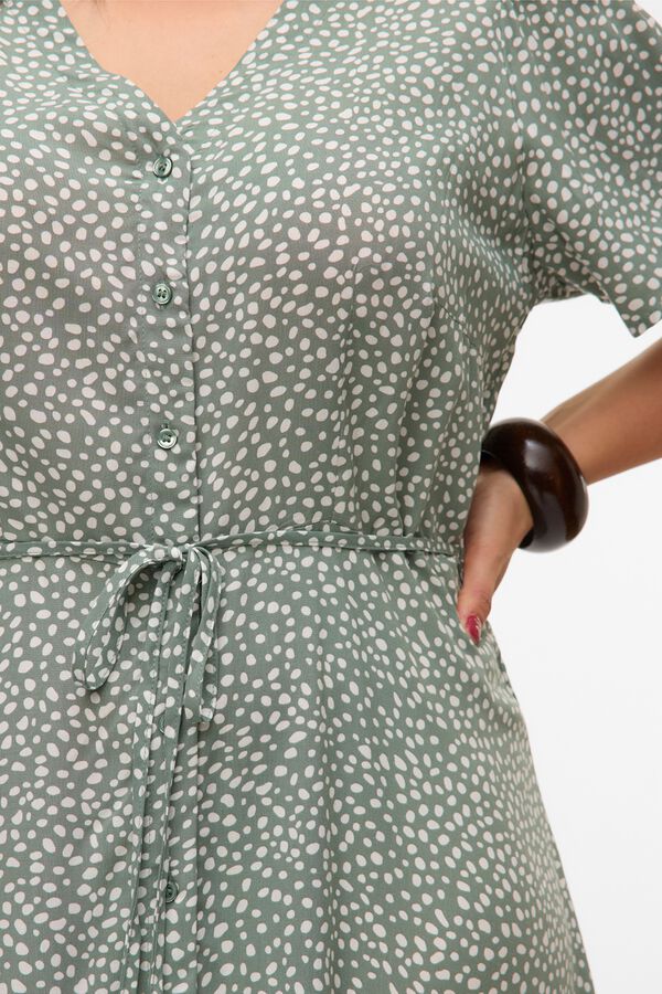 Vero Moda Curve Vestido curto gola em bico Verde