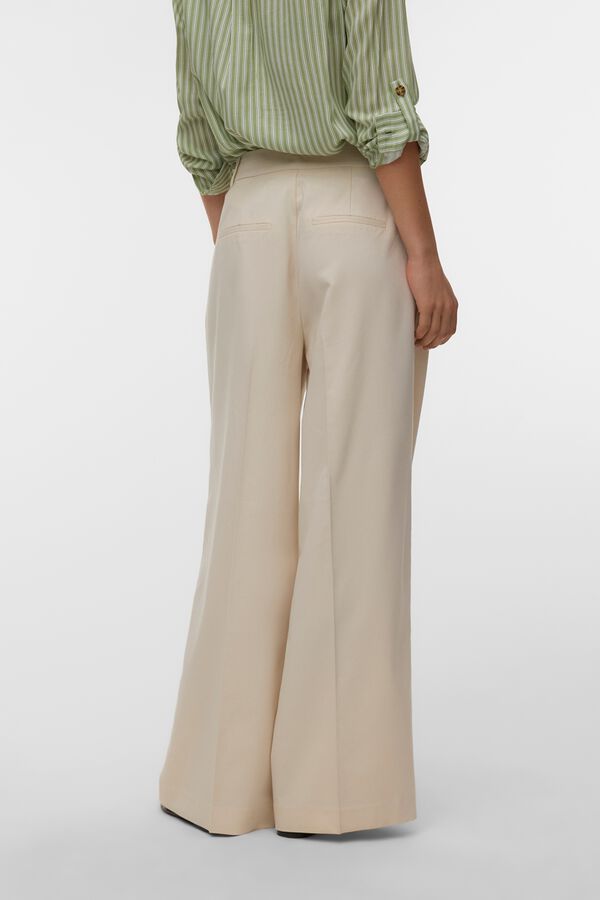 Vero Moda Tailored long trousers Beige