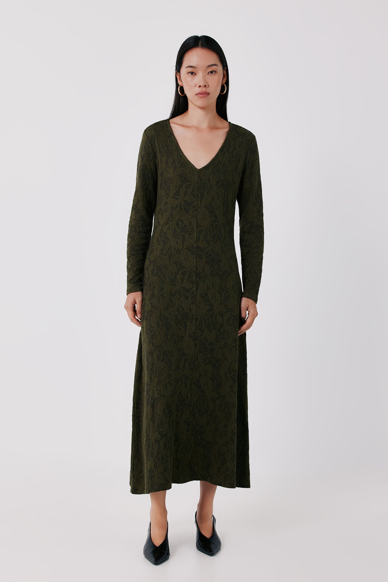Cortefiel Jacquard dress
